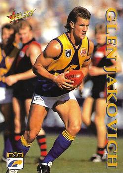 1995 Select AFL #12 Glen Jakovich Front
